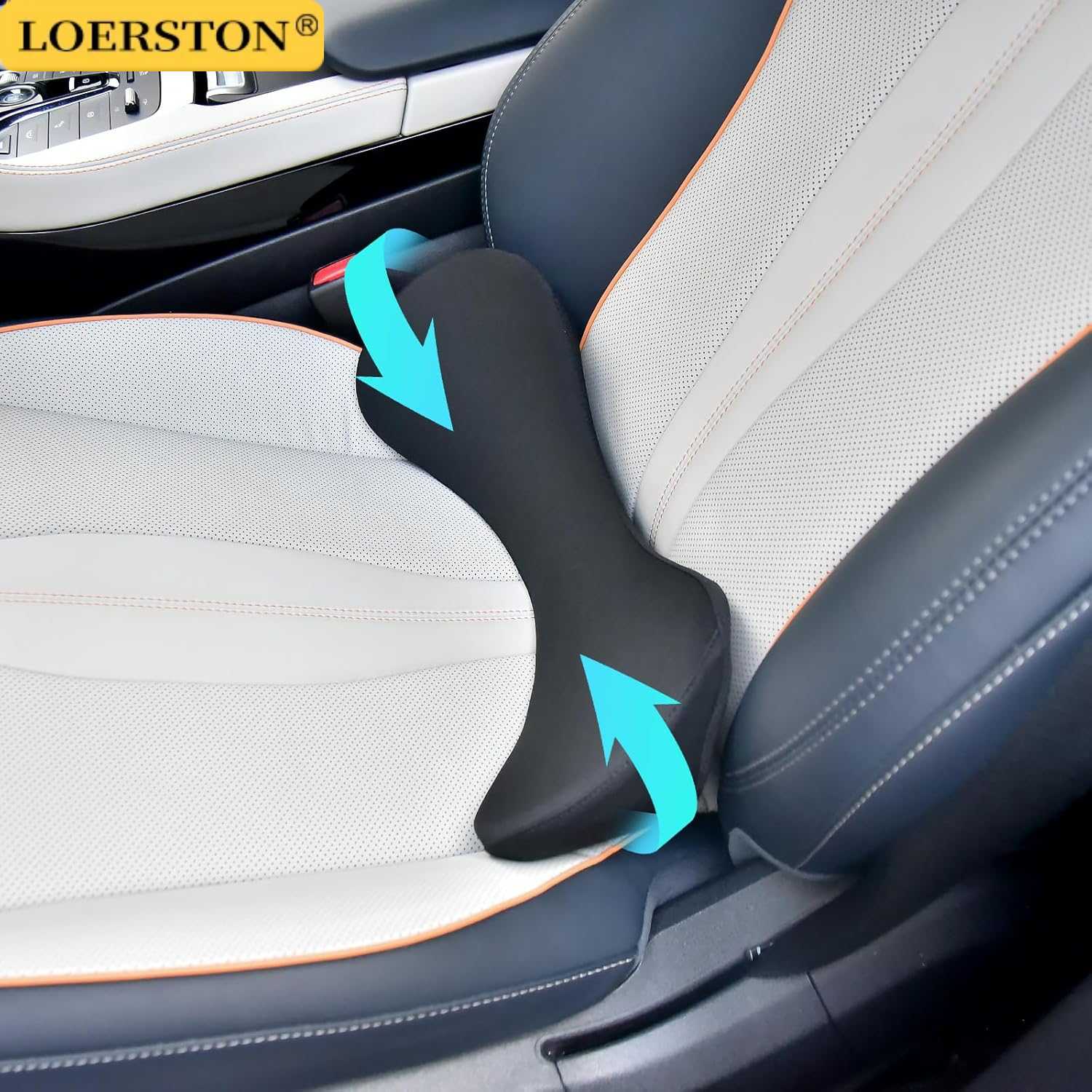 Memory Foam Car Neck Pillow Lumbar Support - Wielofunkcyjna poduszka pod plecy, podparcie lędźwiowe,