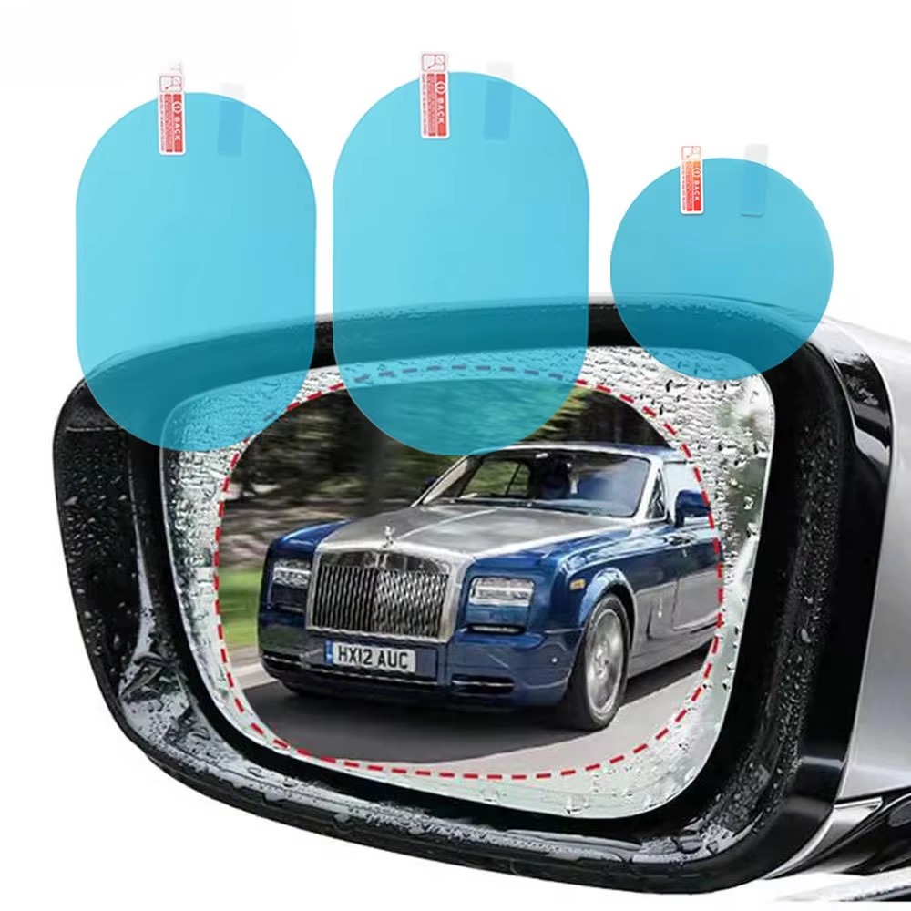 Anti Glare Car Rearview Mirror Film - 2/4 sztuki – uniwersalna folia ochronna