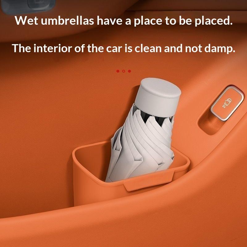 Waterproof Car Trash Can With Lid - Nowy silikonowy pojemnik do przechowywania w