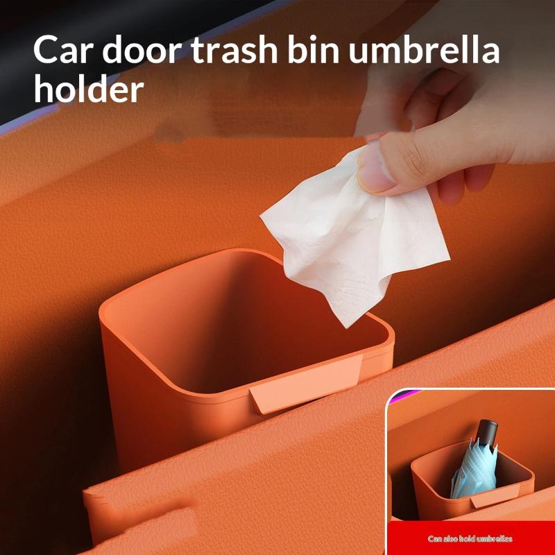 Nowy silikonowy pojemnik do pr – Waterproof Car Trash Can With Lid recenzja i cena