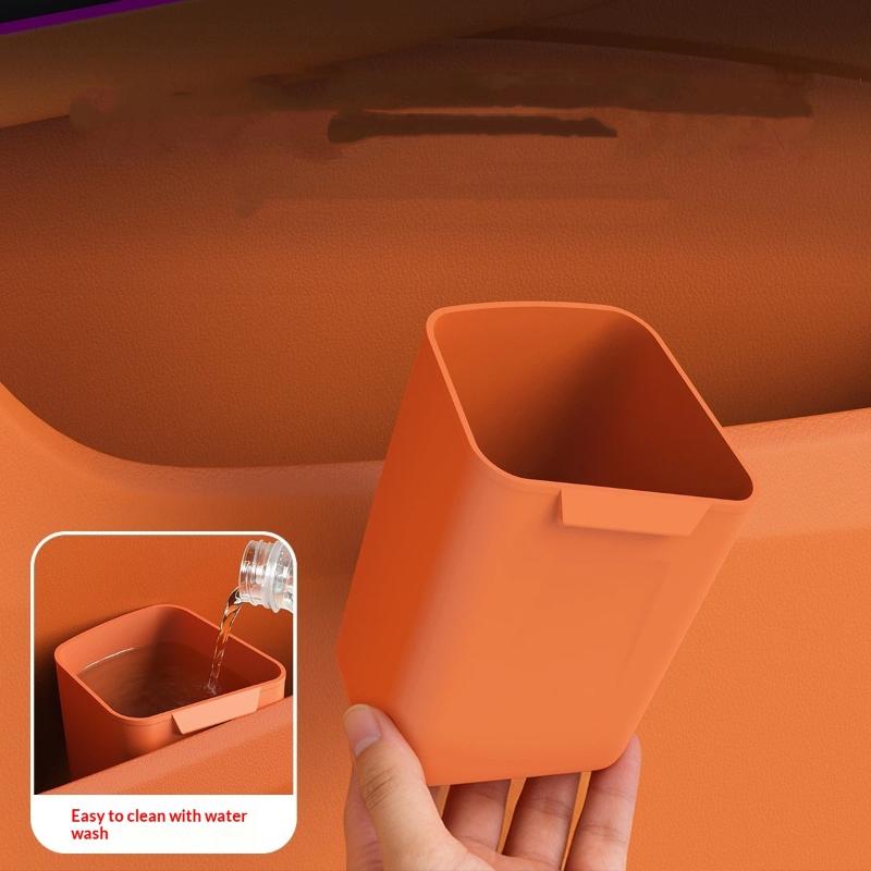 Nowy silikonowy pojemnik do pr – Waterproof Car Trash Can With Lid recenzja i cena