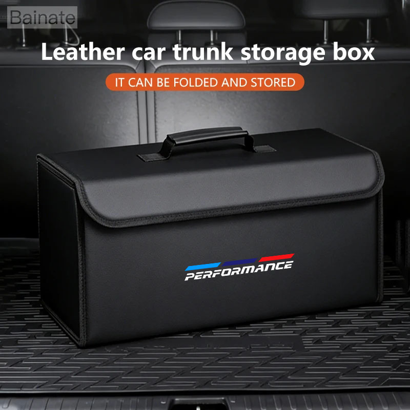 Skórzany organizer do bagażnik – Car Trunk Organizer Foldable Storage Box recenzja i cena