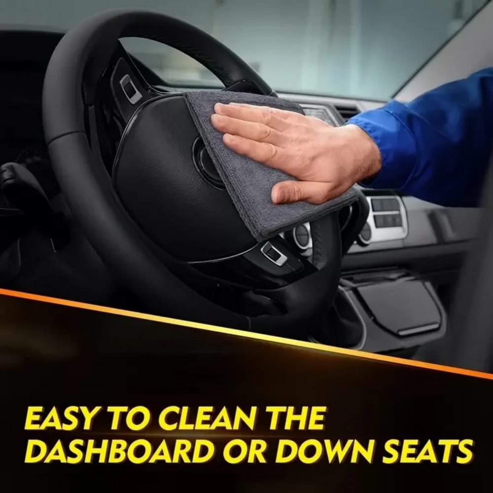 Czarna ściereczka z mikrofibry – Microfiber Car Drying Towel Super Absorbent recenzja i cena