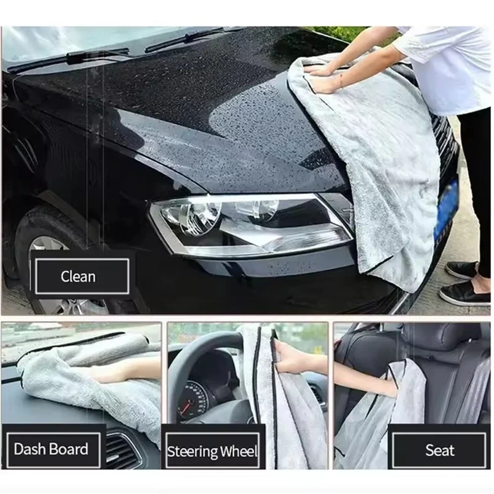 Ręcznik z mikrofibry do mycia  – Microfiber Car Drying Towel Super Absorbent recenzja i cena