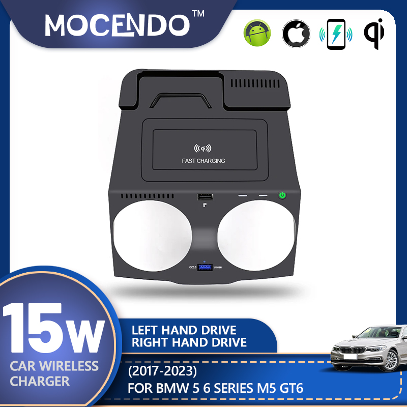Dla BMW serii 5 6 G30 G38 G32  – Wireless Car Charger Mount Fast Charging recenzja i cena
